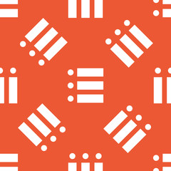 Orange dotted list pattern