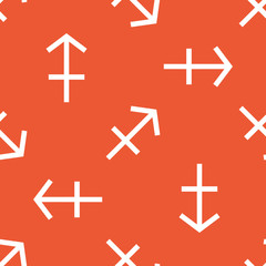 Obraz premium Orange Sagittarius pattern