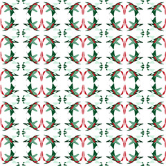 Colorful geometric abstract seamless background on white