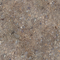 Square seamless texture of the ground with small stones.