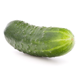 Cucumber vegetable  isolated on white background cutout