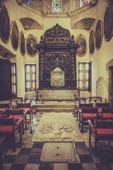 Interior of Santo Domingo cathedral