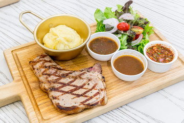 t-bone beef steak