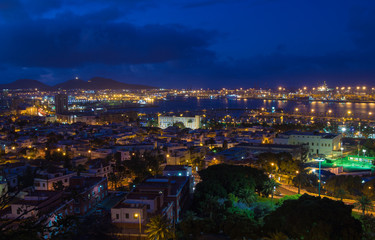 Fototapeta premium Las Palmas de Gran Canaria, Aerial view