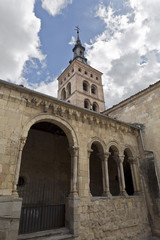Fototapeta na wymiar Segovia Church of San Martin