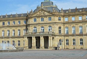 Fototapeta na wymiar Schloss Stuttgart