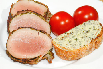 Schweinefilet, Schweinemedailons, gegrillt, Schweinefleisch, Fle