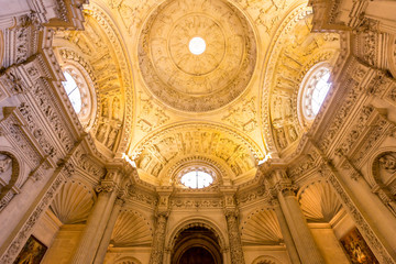 Obraz premium Interior facade Seville Cathedral