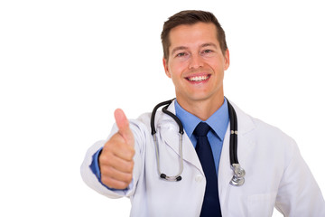 Fototapeta premium healthcare worker giving thumb up