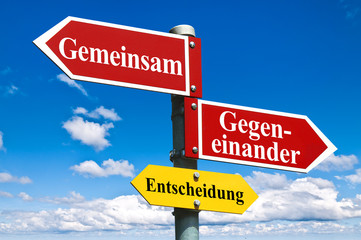 Gemeinsam oder Gegeneinander