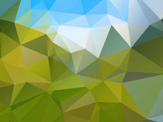 Green Triangular Triangle Abstract Background