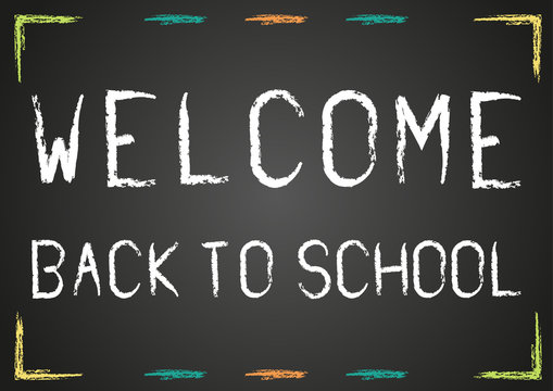 Welcome back to school poster