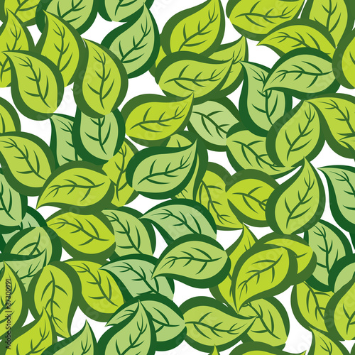 "leaves seamless pattern" Stock image and royalty-free vector files on