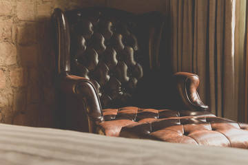 vintage of leather Armchair 