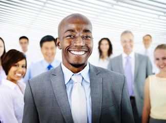 Business People Team Success Cheerful Concept