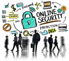 Online Security Protection Internet Safety Business Concept