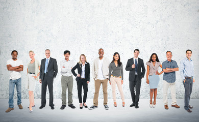 Obraz premium Group of Diverse Community Cheerful People Concept