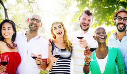 Friends Friendship Party Hanging out Concept