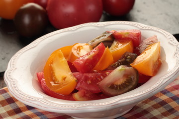 Tomatoes in a bowl