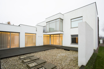 Patio in single-family home