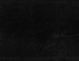 Grunge background. Black leather texture.