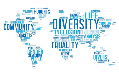 Fototapeta na wymiar Diversity Ethnicity World Global Community Concept