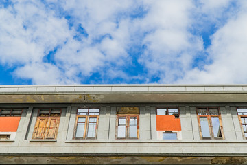 Old building under blue sky