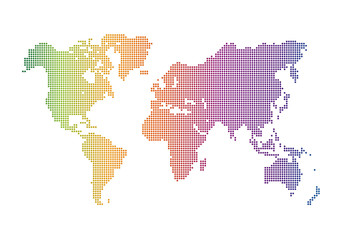 世界地図　world map