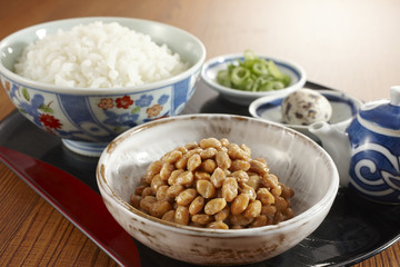 納豆とごはんのセット