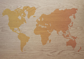 世界地図　world map
