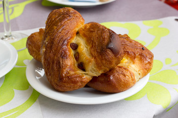 Cappuccino and pastries