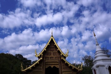 Wat Phra Singh (Phra Singh temple) is located in the old city center of Chiang Mai, Thailand