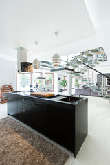 Designer interior in modern style