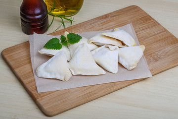 Raw potato dumplings