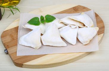 Raw potato dumplings