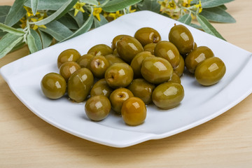 Green olives