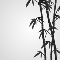 Background with bamboo stems - 87311563