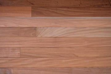 Naklejka premium close up of wall made of wooden planks