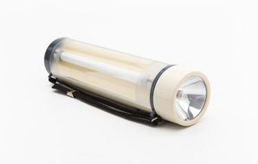 flashlight isolated on white