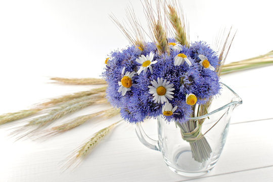 Fototapeta Bukiet kwiatów polnych