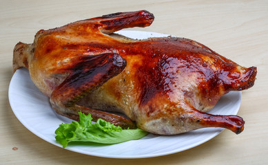 Roasted duck