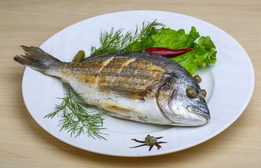 Grilled dorado