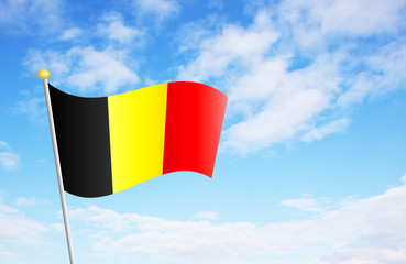Belgian Flag Against Sky