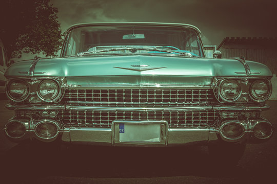 Vintage old american car