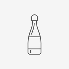 bottle of champagne