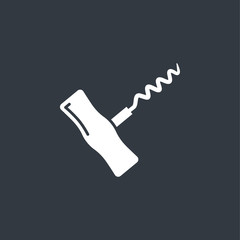 corkscrew sign icon
