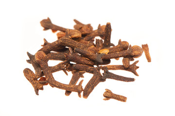 Cloves isolated on white background