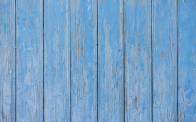 Fototapeta na wymiar Holz Wand Bretter Farbe Azurblau