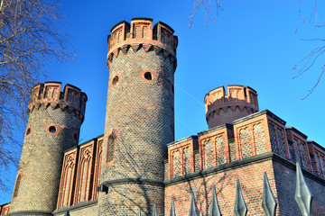 Friedrichsburg Gate - old German Fort in Koenigsberg. Kaliningra