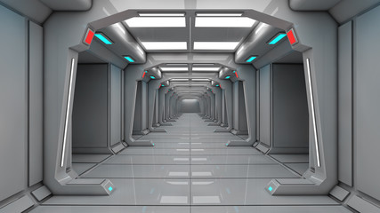 Futuristic SCIFI corridor © crisagperez